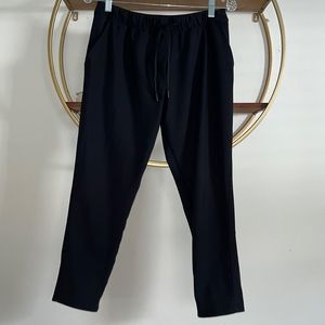 Lululemon Black Drawstring Elastic Waist Pants with Pockets 6 (see measurements)